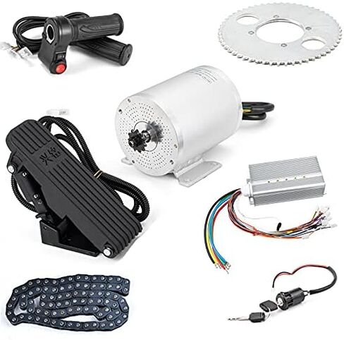 4400RPM 2500W 60V Electric Scooter Motor Brushless DC Motor Kits Electric Gokart Mid Motors with 45A Speed Controller, Throttle, Foot Pedal E-Scooter E-Bike Dirt Bike Motorcycle in Saudi Arabia