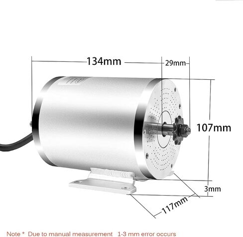 4400RPM 2500W 60V Electric Scooter Motor Brushless DC Motor Kits Electric Gokart Mid Motors with 45A Speed Controller, Throttle, Foot Pedal E-Scooter E-Bike Dirt Bike Motorcycle in Saudi Arabia