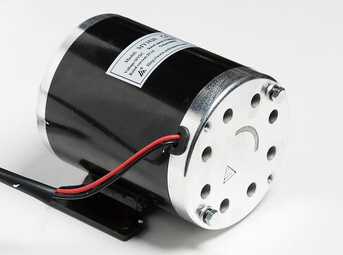 MY1020 800W 36V with Base Electric Motor Volt DC Watt 29.2 Amp for Scooter Bike Go-Kart Mini Bike Replace ZY1020 Reversible w 11 Teeth Sprocket #25 Chain by Alfa Wheels (800W 36V, Bottom Base) in Saudi Arabia