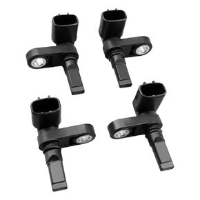 4 Pcs ABS Wheel Speed Sensor 89542-04020, Front/Rear/Left Driver/Right Passenger Side Fit for Toyota Tacoma 4Runner FJ Cruiser Fit for Land Cruiser Fit for Lexus GX460 GX470 LX570