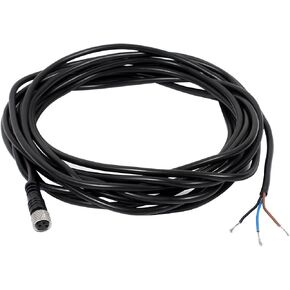 uxcell® M8 Female Straight 3 Pins Connector Aviation Socket Electrical Cable 5M