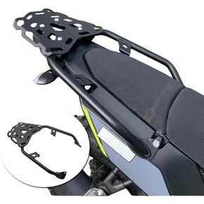 Motorcycle Rear Rack for Tenere 700 XTZ700 T700 2019 2020 2021 2022 2023 2024 Rear Luggage Racks Extended Shelf Tail Storage Cargo Rear Rack Tenere700 XT700Z Modified Parts, Black