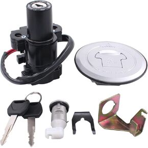 NewYall Ignition Switch Lock Fuel Gas Cap Key Set for Honda CBR250R 2011-2013, CBR300R 2015-2108