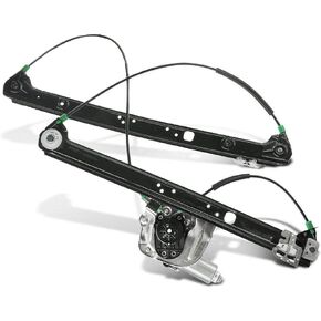 YHTAUTO Front Power Window Regulator Driver Side with 2-Pin Motor Assembly for BMW X5 E53 2000-2006 Sport Utility