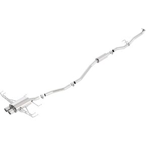 BORLA 140739 Cat-Back Performance Exhaust System for 2017-2021 Honda Civic Sport 4 Cyl. T-304 Stainess Steel S-Type Sound Dual Center Rear Exit Dual 3.5" Polished T-304 Stainless Steel Tips