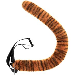 SEADEAR Animal Tiger Ears Hairband Costume Set, Tiger Anime Cosplay Set for Costume, Fur Ears Hairband for Women