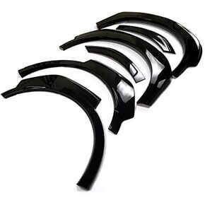HIGH FLYING Front & back Fender Flares Protector Kit Glossy Black 6pcs for Toyota C-HR CHR 2018 2019 2020 2021 2022
