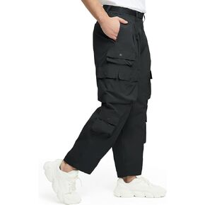 Mens Casual Pants Hiking Pants Cargo Pants Loose Elastic Waist Running Joggers Outdoor Pants