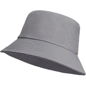 Manfnee Bucket Hat for Women Men Cotton Summer Sun Beach Fishing Cap Outdoor Travel Hats Packable