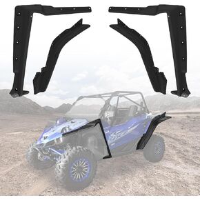 Wider Fender Flares Compatible for Yamaha YXZ 1000R, Extended Front & Rear Full Coverage Mud Guards Exterior Accessories for Yamaha YXZ 1000R/SE/SS/SS SE/SS XTR 2019-2024, 4PCS
