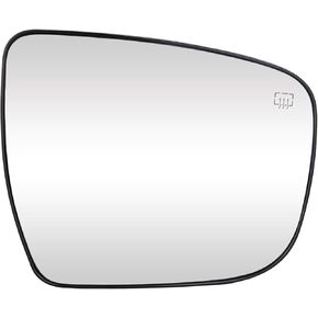 Passenger Right Side Heated Mirror Glass for Nissan Rogue 2014 2015 2016 2017 2018 2019, Murano 2014-2023, Pathfinder 2017-2019, Replace ‎for 963654BA1A