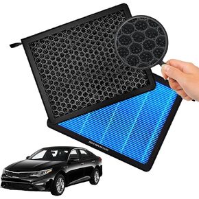 Cabin Air Filter CF12159 Fits Kia Optima (2016-2020) & Hyundai Sonata 2016-2019 (L4 2.0L Hybrid Only), Honeycomb Structure and Activated Carbon Durable Sturdy (1 Pack)