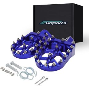 Dirt Bike Foot Pegs Motorcycle Footpegs Foot Pedals Rests CNC for Apollo RFZ 125 DBX15 X18 X19 Tao Tao DB17 DB27 SSR Thumpstar 50 70 110 125 150 Xmotos Kayo Stomp Atomik Pit Dirt Bike Black