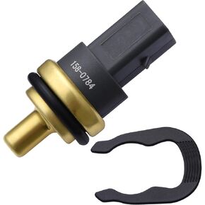 Coolant Temperature Sensor 158-0784 06A919501A, Engine Switch Sensors Compatible with Audi-A3 A4 for-Quattro A5 A6 A8 Q5 Q7 RS4 S4 S5 S6 TT for-VW for-Beetle CC Eos for-Golf GTI for-Jetta GLS