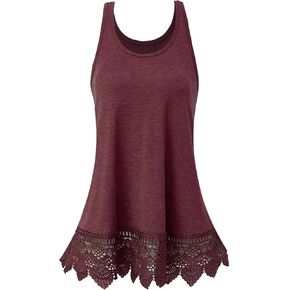 Epic MMA Gear Plus Size Swing Lace Flowy Tank Top for Women