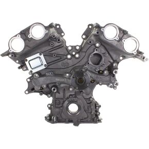 AISIN TCT-806 OEM Timing Chain Cover Assembly with Water Pump and Oil Pump - Compatible with Select Toyota Tacoma