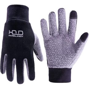 HANDLANDY Winter Gloves for Men & Women Touch Screen Warm Gloves, Upgraded Anti- Slip Thermal Running Gloves