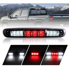 Third 3rd Brake Light LED High Mount Stop Light for 07-13 Chevy Silverado/GMC Sierra 1500 2500 3500, 2014 Silverado/Sierra Classic, Rear Center Cab Tail Lamp