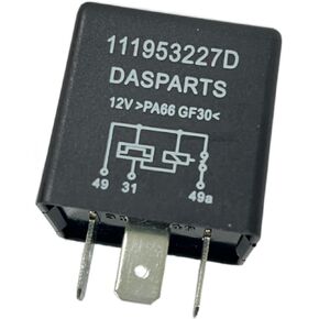 111953227D Relay turn signal/emergency light for Beetle 1971-1977 /Super Beetle 1971-1979 /Karmann Ghia 1971-1974/Bus 1971-1979 /Type 3 1971-1973/Thing 1973-1974