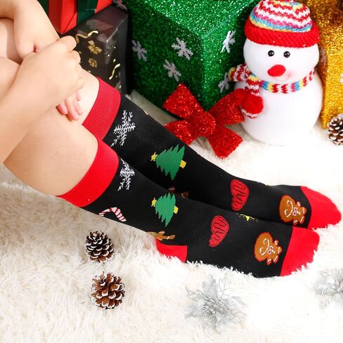 YEXIPO Funny Christmas Socks For Men Women Crew Socks Unisex Novelty Christmas Gifts in Kuwait