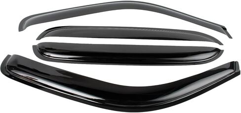 Window Visors Rain Guards Compatible with 2008-2011 Impreza and 2008-2014 WRX STI, Acrylic Window Vent Guard Shade Deflectors for Cars, Tape-On Vent Visors 4PC Set, Slim Style. in Kuwait