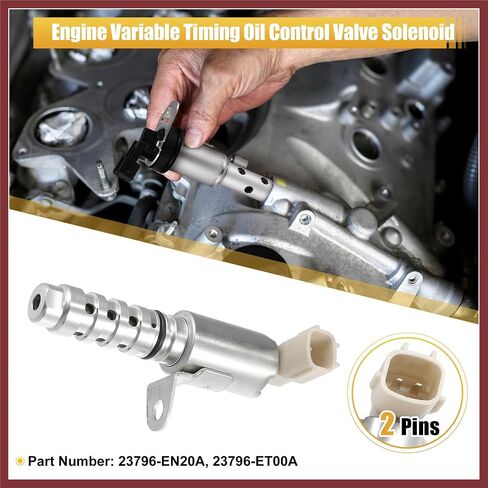 23796-EN20A متغير صمام توقيت الملف اللولبي VVT لنيسان سنترا 1.6L 1.8L 2013-2019 محرك عمود الحدبات صمام التحكم في الزيت استبدال أجزاء in Saudi Arabia