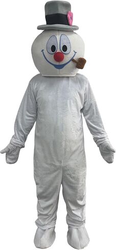 The Snowman Mascot Costume Christmas Performance Outfit Adult in Saudi Arabia