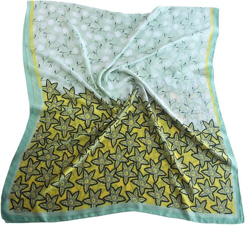 Pokeedioty Scarfs for Women Long Floral Print Scarf Fashion Scaves Head Scarf Lightweight Sunscreen Shawls in Kuwait
