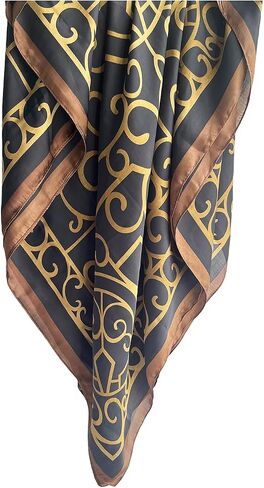 Pokeedioty Scarfs for Women Long Floral Print Scarf Fashion Scaves Head Scarf Lightweight Sunscreen Shawls in Kuwait