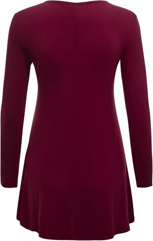 تونيك نسائي بأكمام طويلة ورقبة واسعة من Lock and Love in Kuwait