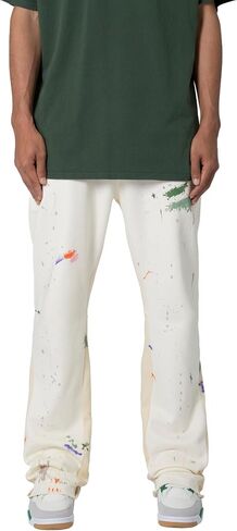 mnml Men's Contrast Bootcut Sweatpants in Saudi Arabia