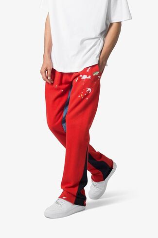 mnml Men's Contrast Bootcut Sweatpants in Saudi Arabia