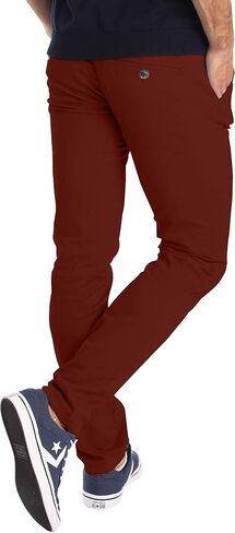 WESTACE Mens Chino Pants Slim Fit Casual Classic Flat Front Stretch Flex Cotton Chino Khaki Pants Sizes 30W-40W in Saudi Arabia