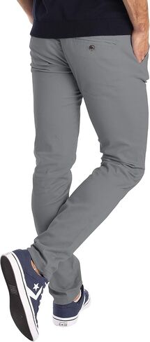 WESTACE Mens Chino Pants Slim Fit Casual Classic Flat Front Stretch Flex Cotton Chino Khaki Pants Sizes 30W-40W in Saudi Arabia