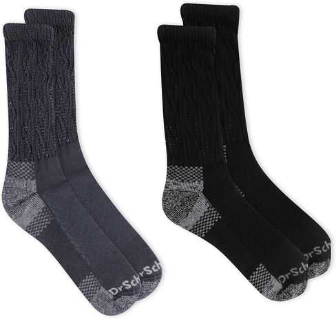 Dr. Scholl's Women's Advanced Diabetic Blisterguard Socks-2 & 3 Pair Packs-Non-Binding Cushioned Comfort in Saudi Arabia