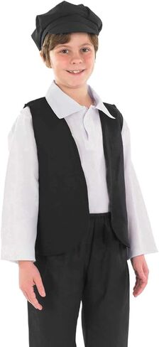 fun shack Victorian Boy Costume, Kids Historical Outfit, Boys Period Attire, Victorian Style Dress-Up, Medium in Saudi Arabia