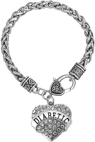 Love Heart Engraved Bracelets Mom Soul Sole Sister Best Friend NaNa Diabetic Styels With Cable Chain in Saudi Arabia