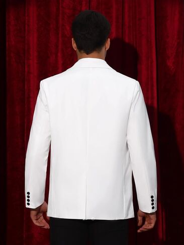 Lars Amadeus Tuxedo Jackets for Men's Peak Lapel Blazers Classic Single Breasted Sports Coats Suit Jackets in Saudi Arabia