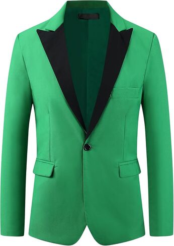 Lars Amadeus Tuxedo Jackets for Men's Peak Lapel Blazers Classic Single Breasted Sports Coats Suit Jackets in Saudi Arabia