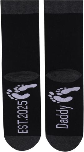 جوارب SherryDC Daddy Mommy Est 2023، أفضل الهدايا للآباء والأمهات الجدد أثناء الحمل لأول مرة، ليكون الأب والأم in Kuwait