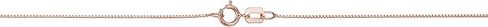 Kooljewelry 14k Solid Rose Gold Box Chain Necklace For Women - Real Gold (0.6mm, 0.7mm, 0.8mm or 1.0mm - sizes from 14 to 30 inches long) in Kuwait