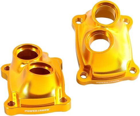 POWER JAMES Front and Rear Gold Golden Engine Tappet Lifter Cover Fits for 2017-2024 Softail Deluxe, Fat Boy, Sport Glide, Street Bob, Breakout, Low Rider ST, Touring and Trike M8 Engine (Gold) in Kuwait