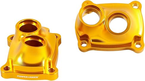 POWER JAMES Front and Rear Gold Golden Engine Tappet Lifter Cover Fits for 2017-2024 Softail Deluxe, Fat Boy, Sport Glide, Street Bob, Breakout, Low Rider ST, Touring and Trike M8 Engine (Gold) in Kuwait