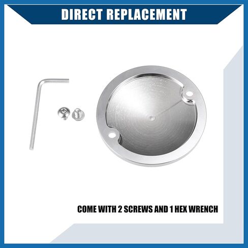Ignition Engine Timing Points Cover for Harley-DAVIDSON 1971-1999 / Inner/Durable Aluminum Alloy / 1 Pcs Silver Tone Item Replacement in Saudi Arabia