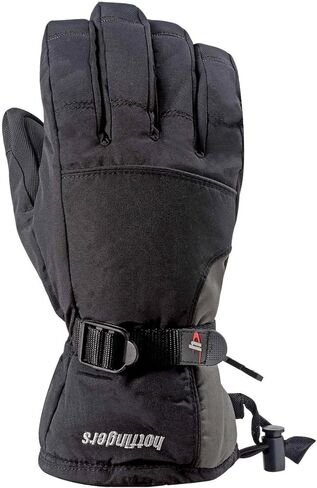 قفازات رياضية شتوية للرجال من hotfingers Rip-N-Go ll Alpine | قفازات متينة معزولة للطقس البارد ودافئة مع حزام سريع الفك in Saudi Arabia