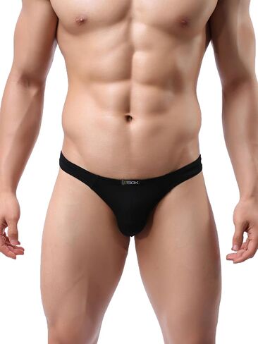 Fitting G-String Leggings Pouch thong for men's sexy Modal solid T-back underwear YY58-59 in Saudi Arabia