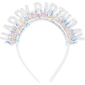 CIEHER Birthday Crown Headband, Women's and Girls' Birthday Tiara, Happy Birthday Decorations and Gifts - Gold