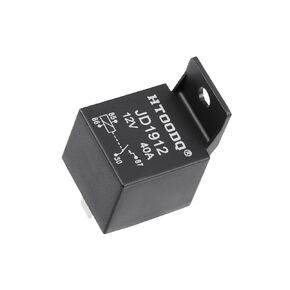 Motoforti JD1912 Relay 4 Pin 40A DC 12V Car Truck Van Motorcycle Boat Electromagnetic Relay Long-Lasting