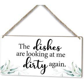 Kitchen The Heart of the Home Kitchen Sign, Wood Door Hanging Plaque Decor, Home Farmhouse Rustic Dining Room Shelf Decor Wooden Sign, Wall Art Kitchen Decor Idea Gift-53