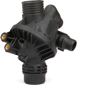 MITZONE Engine Coolant Thermostat Assembly Compatible with 2010-2012 BMW X3 xDrive35i 2013-2017 X3 xDrive35i 2015-2018 X4 Replace 11537586784